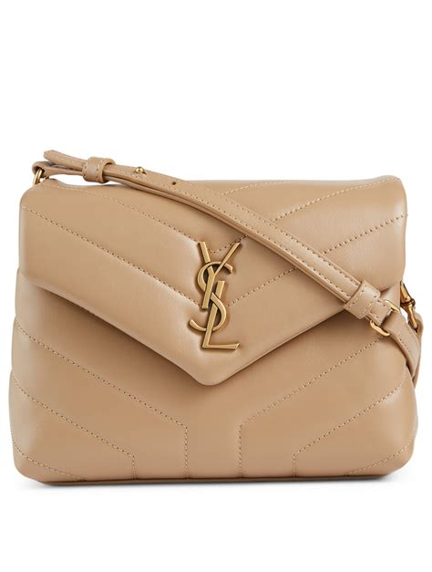 ysl toy loulou brown|ysl toy loulou dark beige.